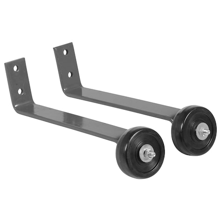 Vestil GRAY PIPE RAILING BARRICADE BASE W/WHEELS, PK2 VDKR-BB-W-GYSG